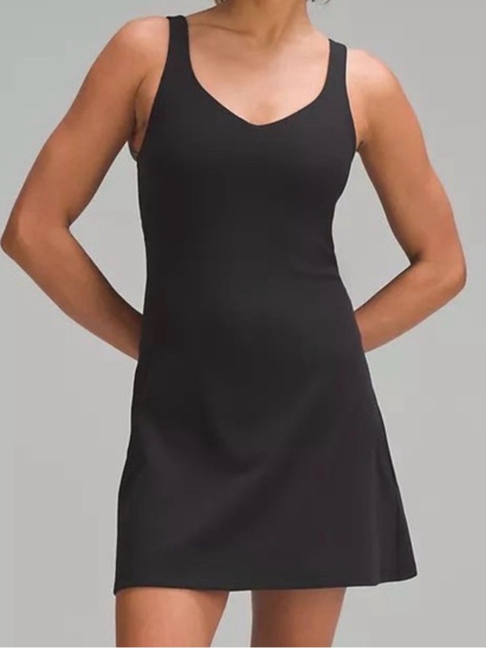 Lululemon Align Dress Black Size 14 Built-In Shorts